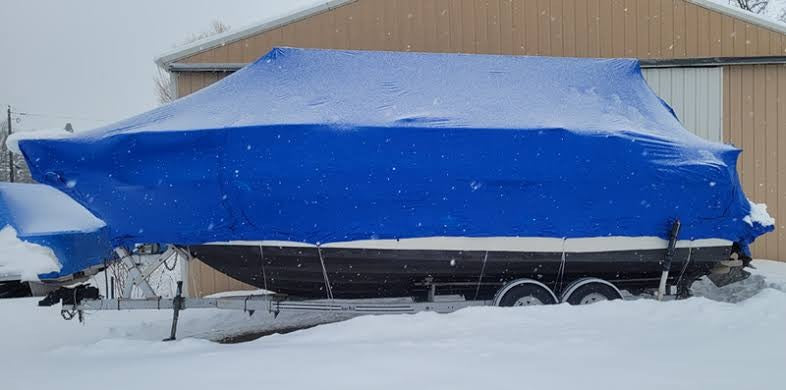 Boat Winterization Shrink Wrapping & FrostGuard Marine Prep