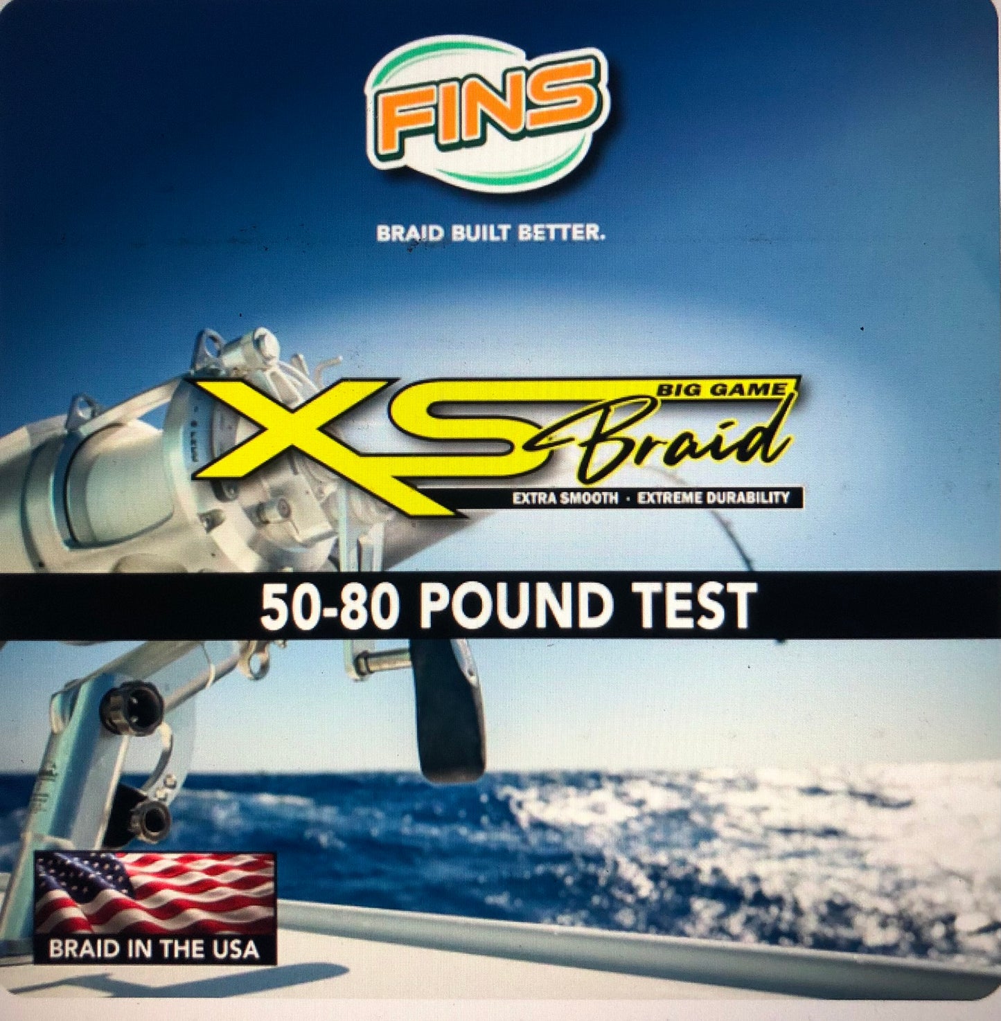 FINS XS Big Game Fishing Braid
