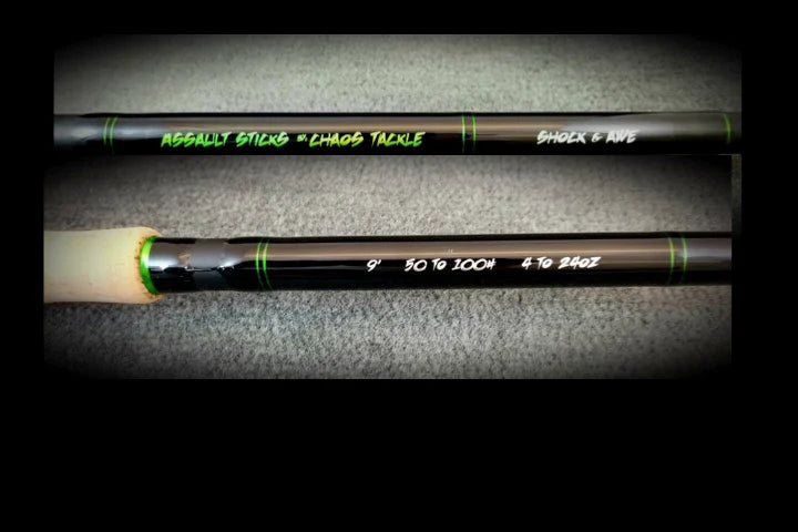 ASSAULT STICK ORIGINAL SHOCK & AWE 9' TELESCOPIC RODS