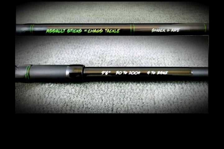 ASSAULT STICK ORIGINAL  SHOCK & AWE 9' 6" TELESCOPIC RODS
