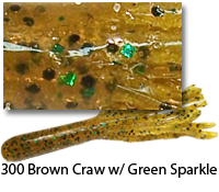 Brown Craw/Green Spkl