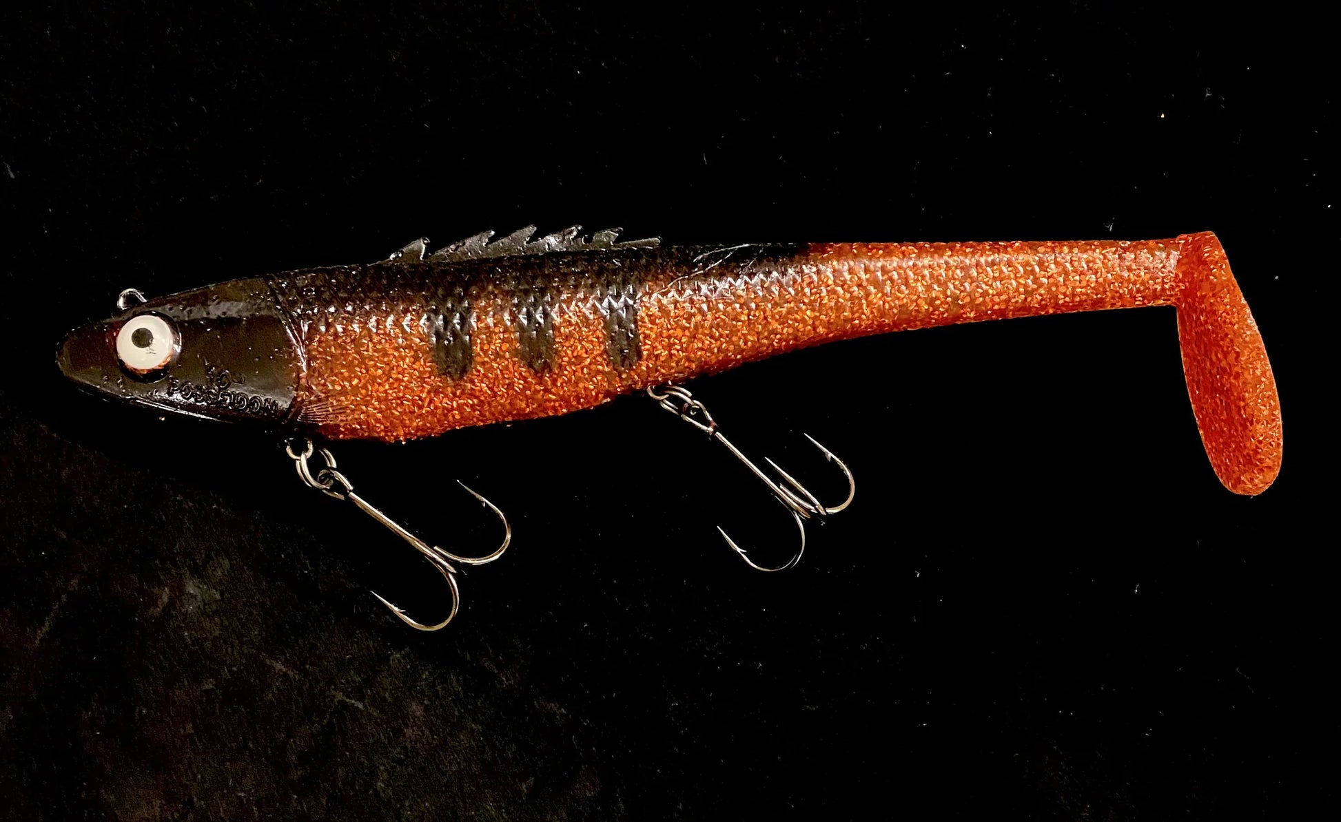 2022 Black Orange Glitter