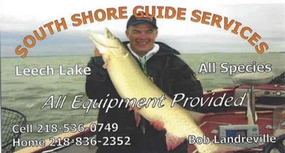 fishing reports leech lake mn w south shore guide service