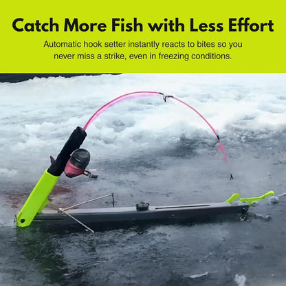 Happy Hooker Ice Fishing Automatic Hooksetting Device