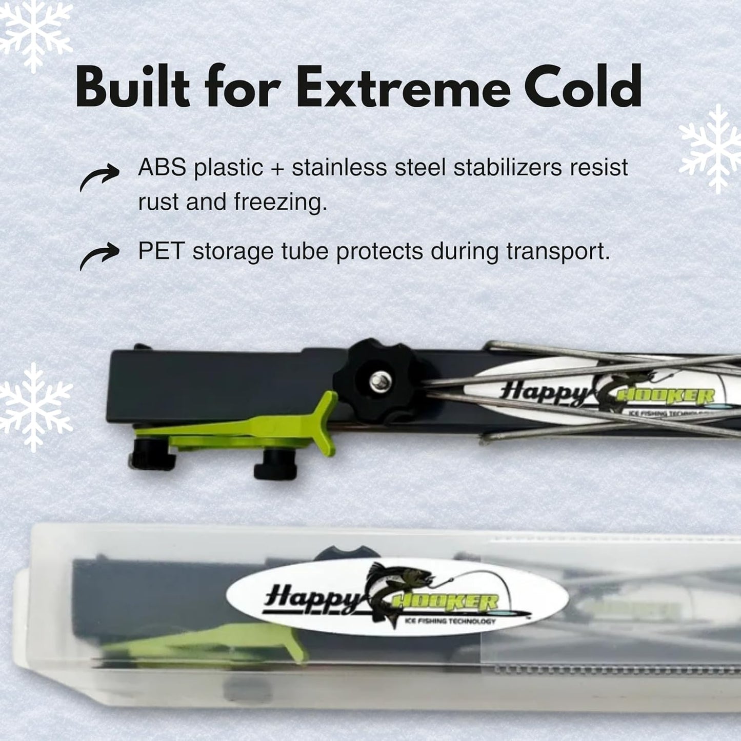 Happy Hooker Ice Fishing Automatic Hooksetting Device