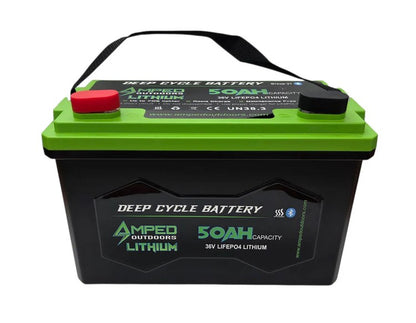 36V 100Ah Trolling Motor Lithium Battery System 50Ah LiFePO4 Batteries in Parallel