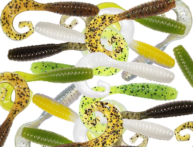 gitzit-g-tail-grub-assortment of colors-3in