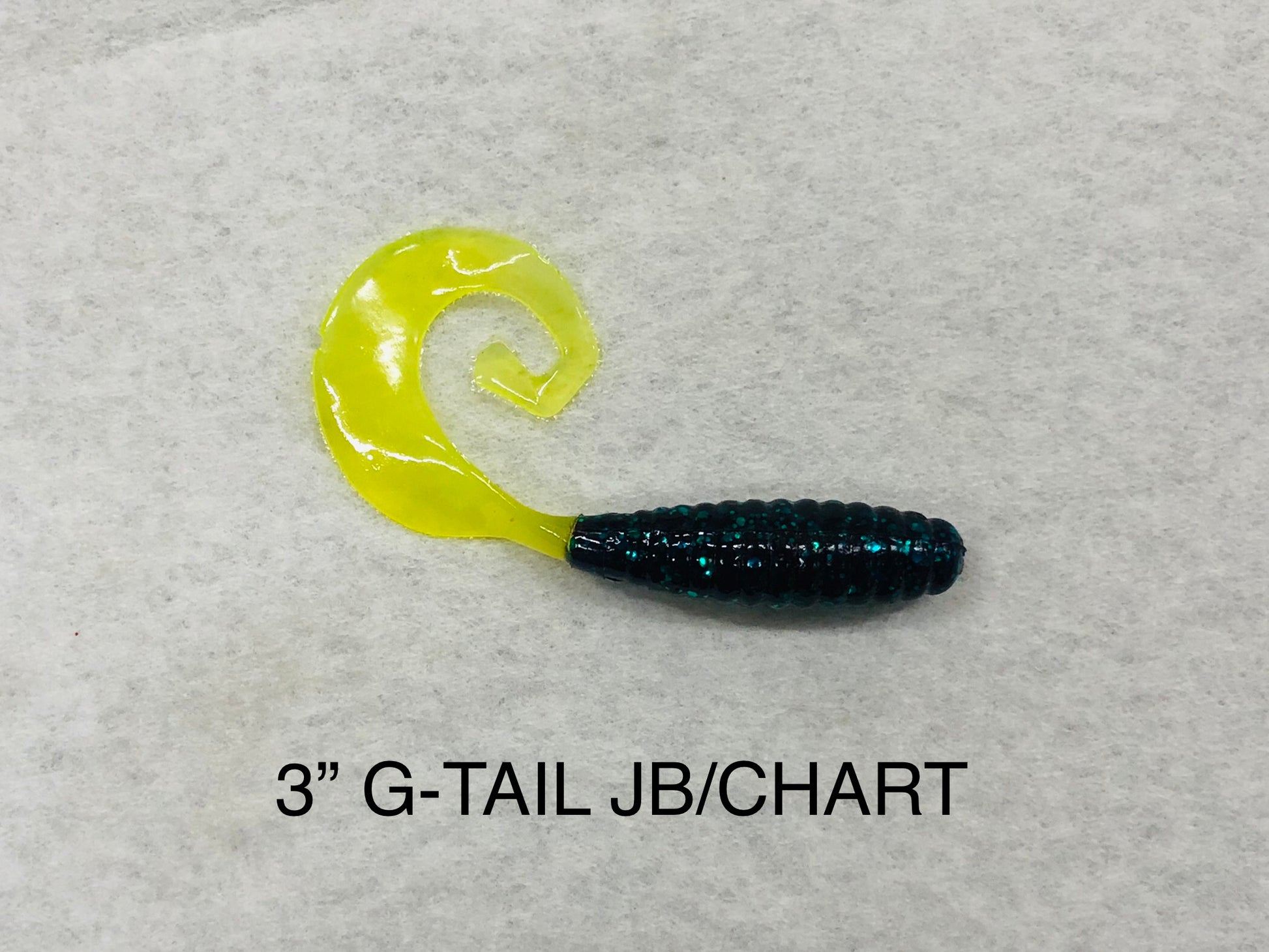 gitzit-g-tail-grub-junebug- chartreuse-3in-19400