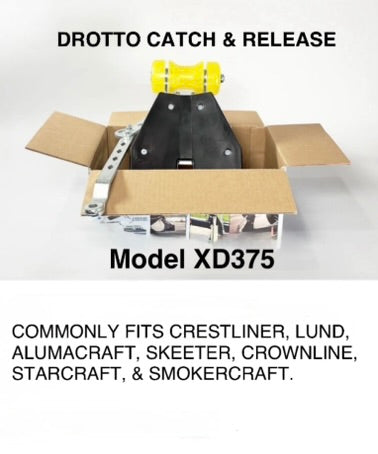Drotto Catch & Release Boat Latch Model XD375 for 3 .5 – 4" Roller Bracket