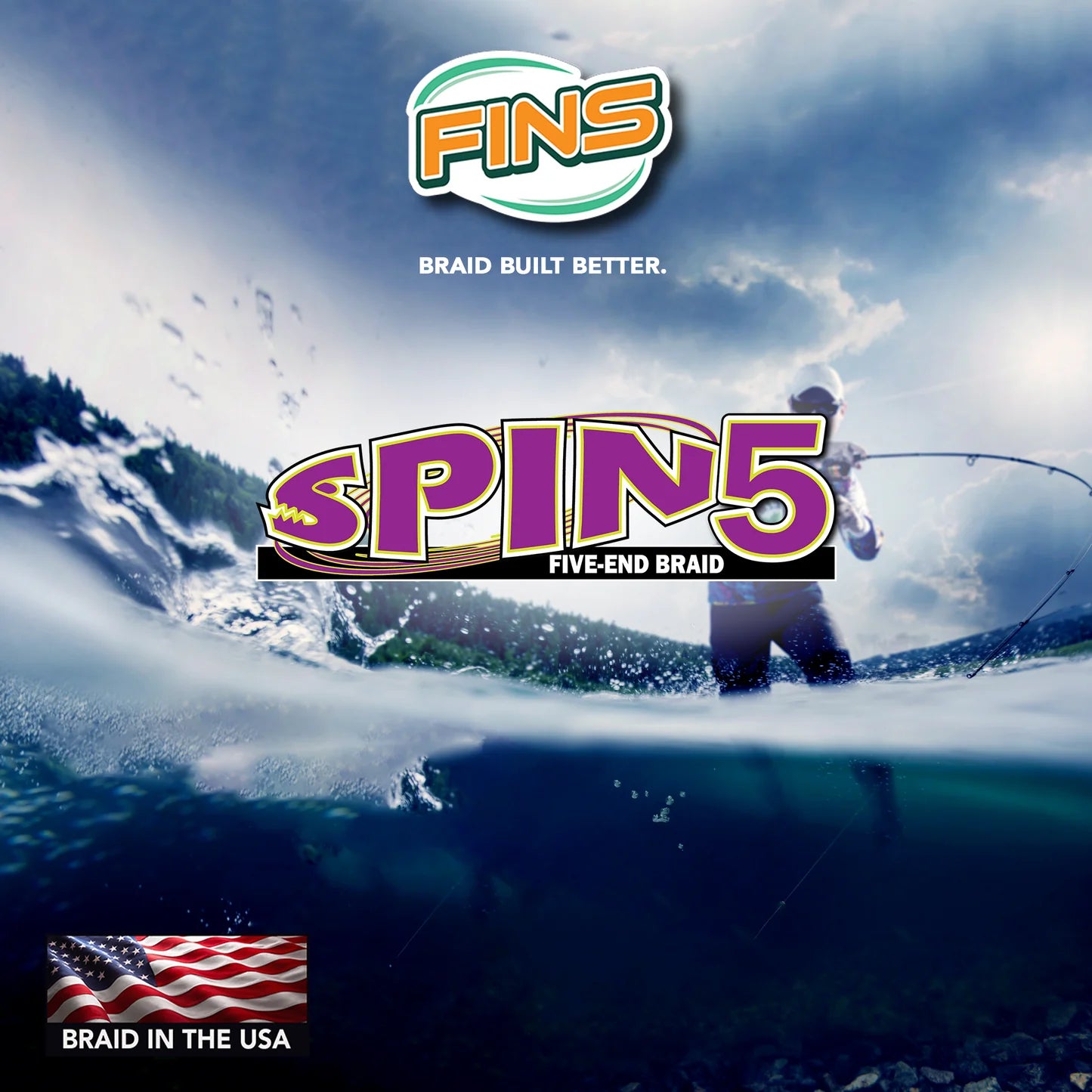 FINS Spin5 Fishing Braid