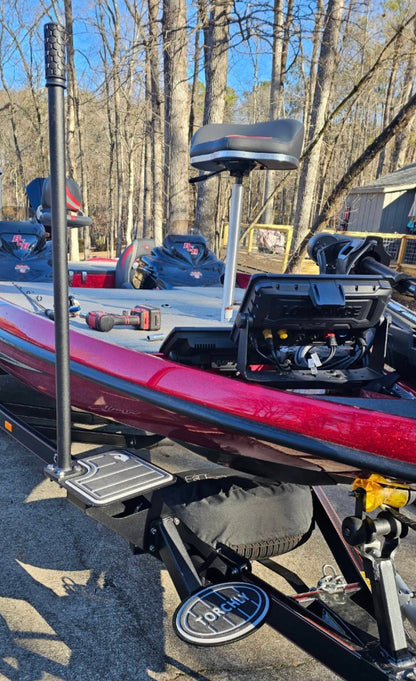 Torchly Bass Boat Trailer Steps-Textured Black