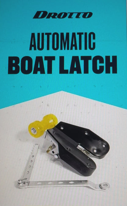Drotto Catch & Release automatic Boat Latch Model XR300 Fits trailer roller brackets 3 – 3⅜" wide