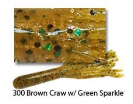 Brown Craw/Green Spkl